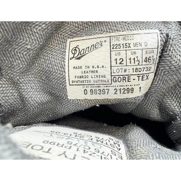 Danner Fire - Medic Men's Work / Duty Boots 12D 22515X Worn - Picture 8 of 8